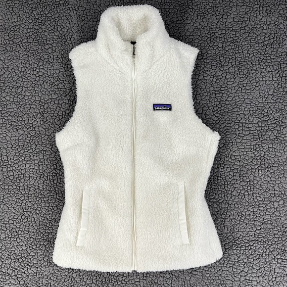 Patagonia Jackets & Blazers - Patagonia Jacket Womens Extra Small White Los Gatos Full Zip Vest Hiking Outdoor